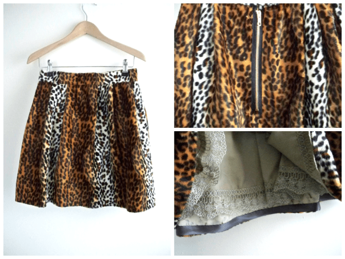 Leopard skirt
